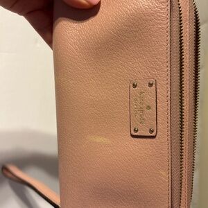 Kate spade large, double zip wallet, wristlet